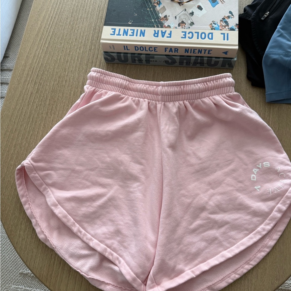 Light Pink Athletic Shorts for Women